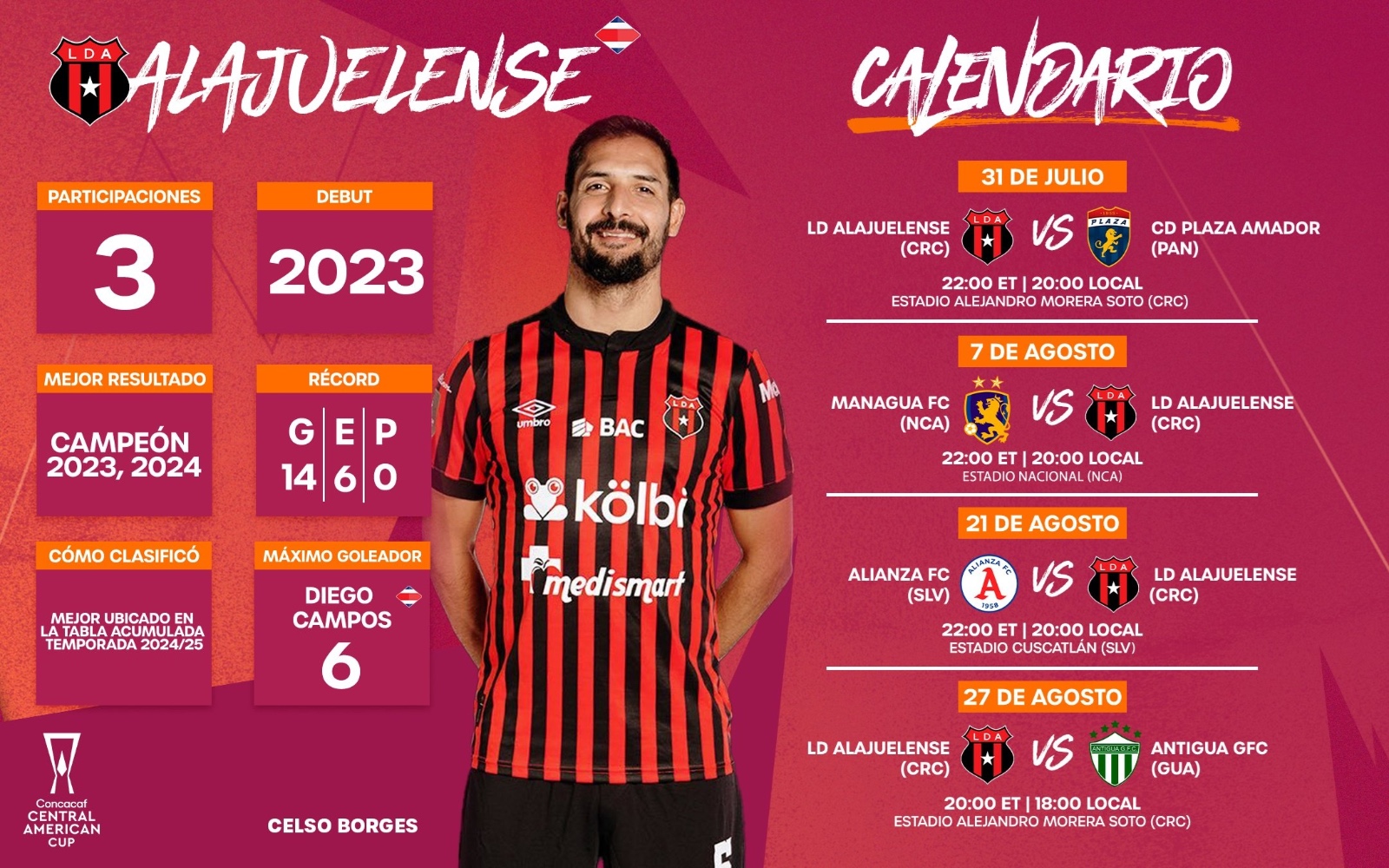 Calendario LDA 2025